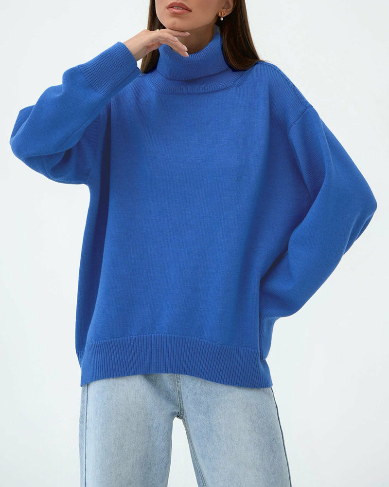 Weite Damenpullover Baumwolle Elegantes Design
