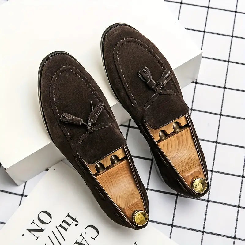 Herren-Hausschuhe Vintage-Stil