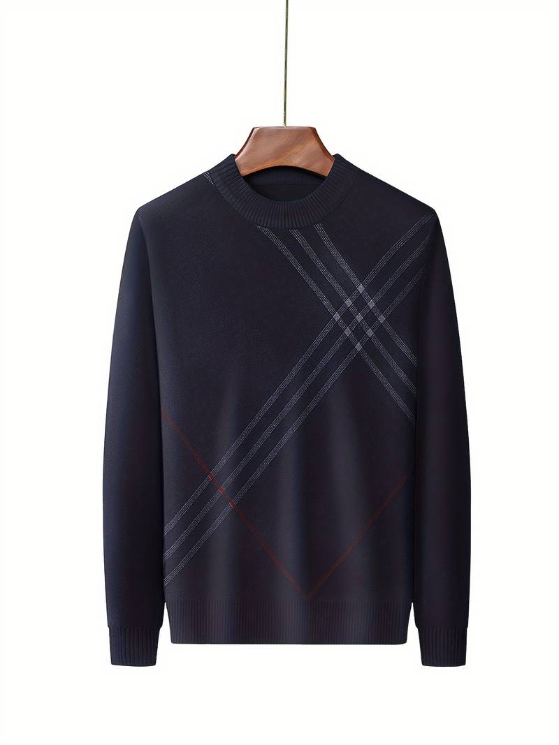 Soren – Bequemer Pullover Rundhals Casual