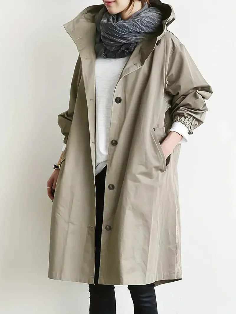 Eleganter Trenchcoat Damen Zeitlos Winter