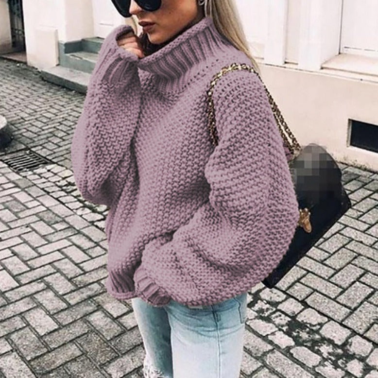 Stylische Pullover Damen Oberteil