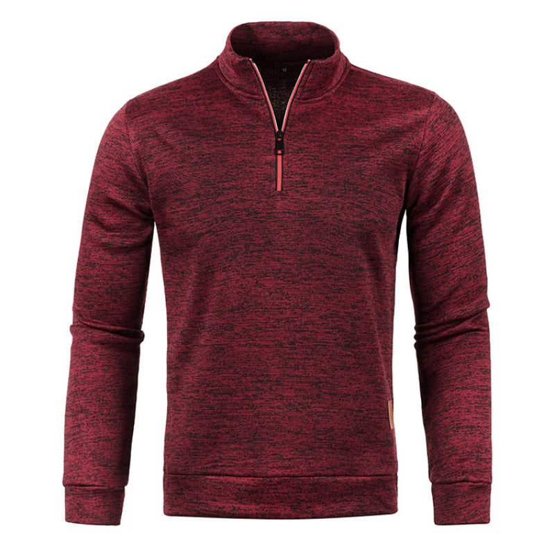 Weicher Strickpullover Damen Pullover mit Polo Kragen