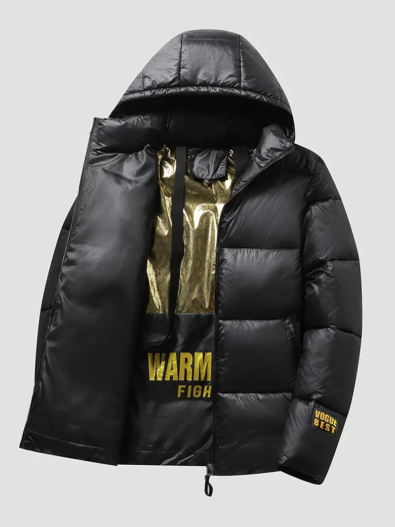 Herren Pufferjacke Lässig Sportlich - IdealeKleiden