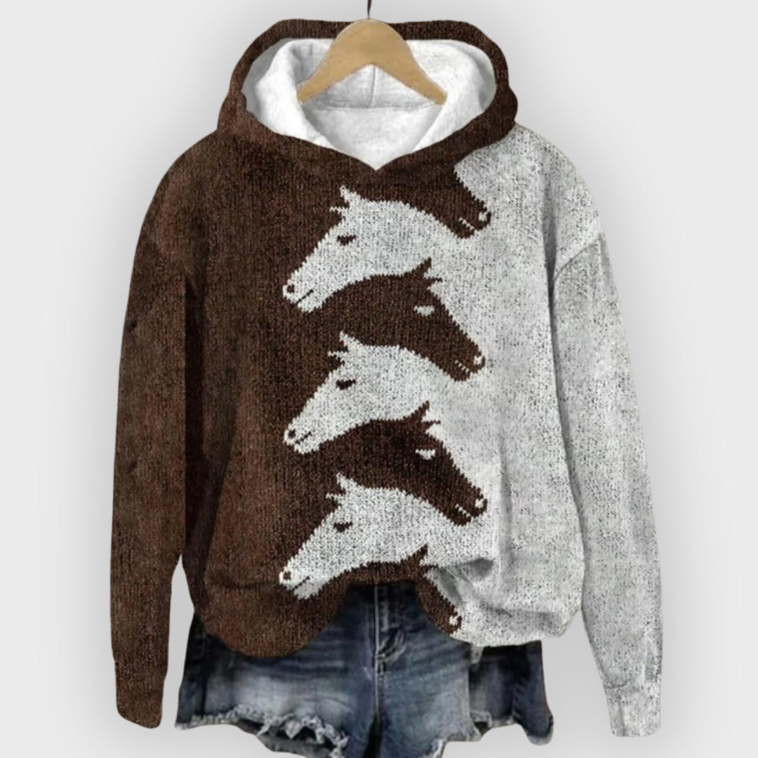 Kapuzenpullover Oversized Komfort Fit - IdealeKleiden