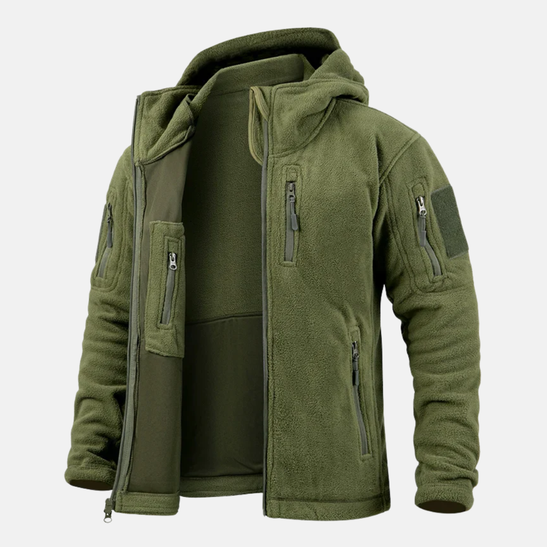 Taktische Fleecejacke Sportlich Hüftlang