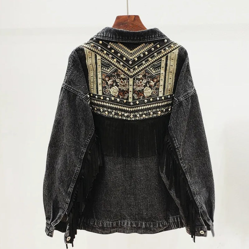 Moderne Denimjacke Damen