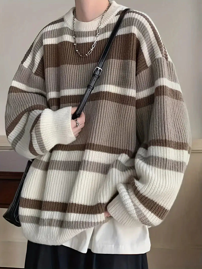 Herren Pullover Vintage Style Elegante Optik - IdealeKleiden