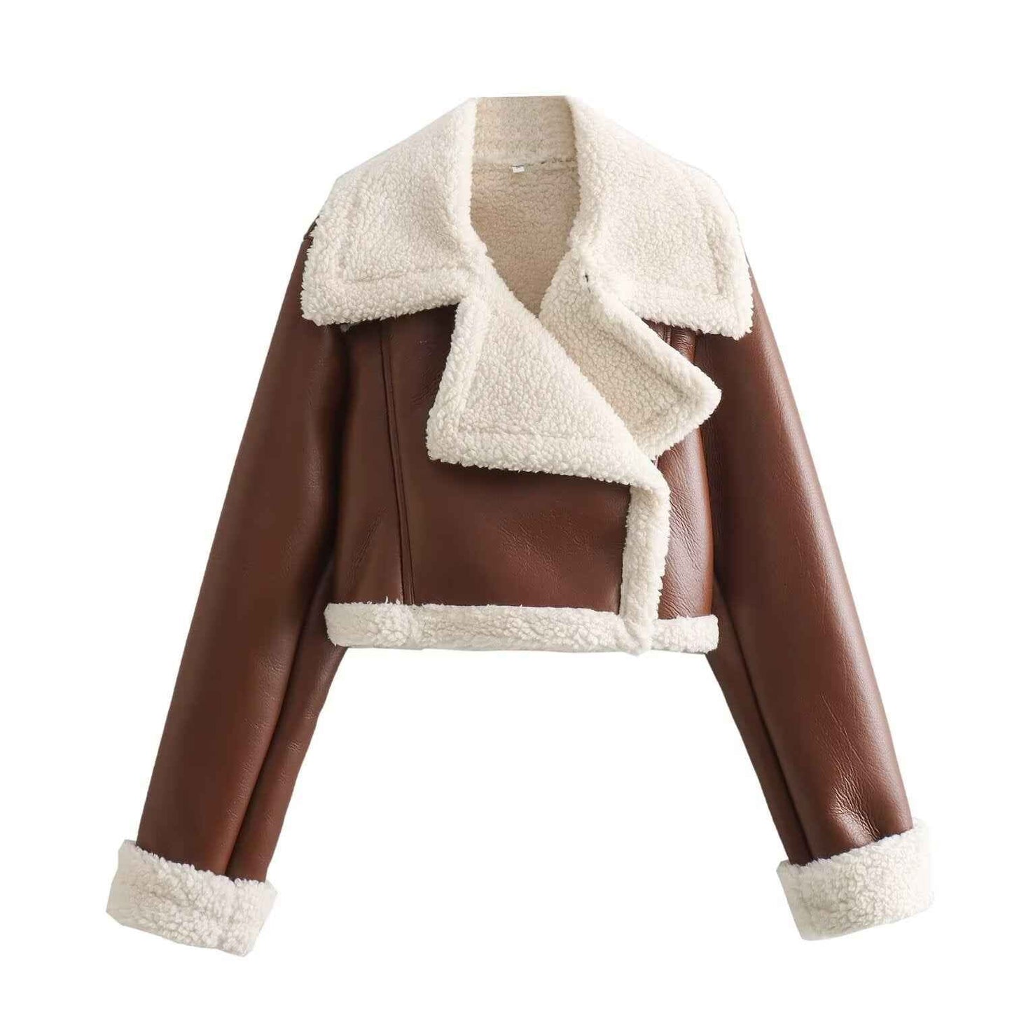 Stylische Damenjacke Warm Teddyfleece