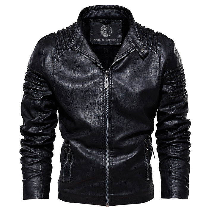 Elegante Lederjacke Outdoor Robust