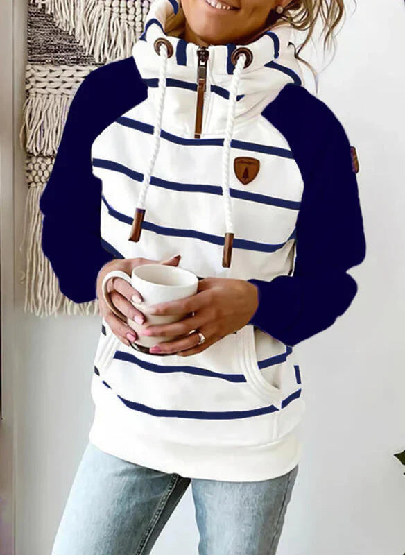 Janett | Moderner Streifen Pullover Damen