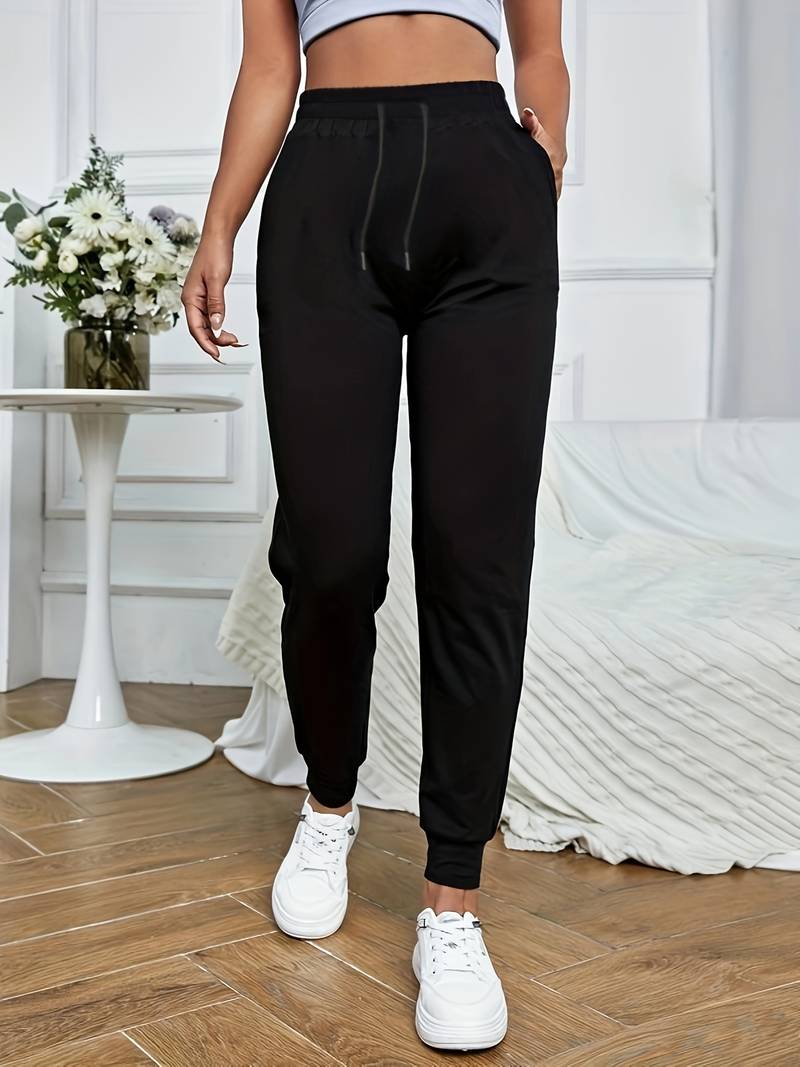 Lässige Jogginghose mit Kordelzug Modern Design - IdealeKleiden