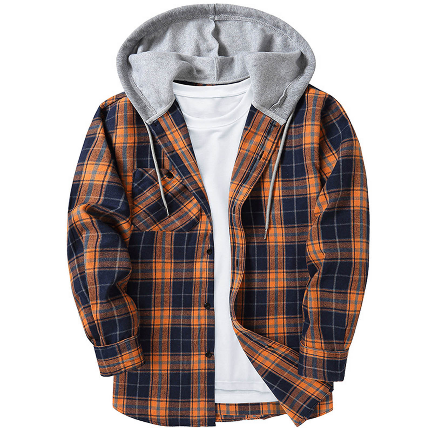 Gemütlicher Herren Pullover Kapuze Reißverschluss