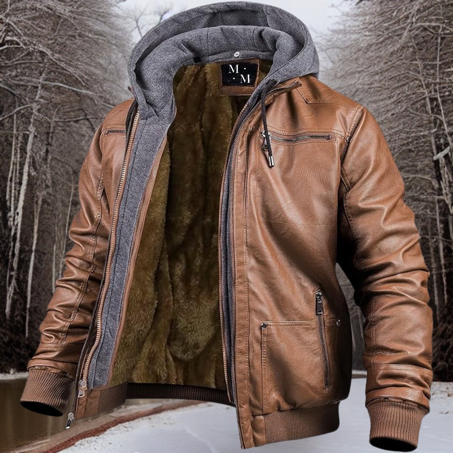 Lederjacke Premium Qualität Schwarz