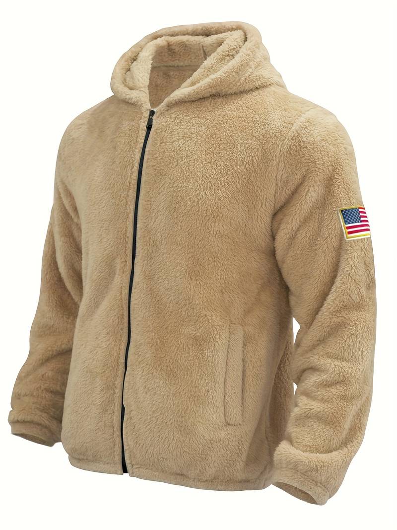 Herren Winterjacke Warm ZIP Up Amerika Style