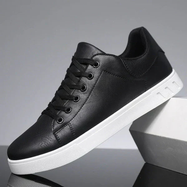 Charlie - Moderne Leder-Sneaker Bequem Laufsohle
