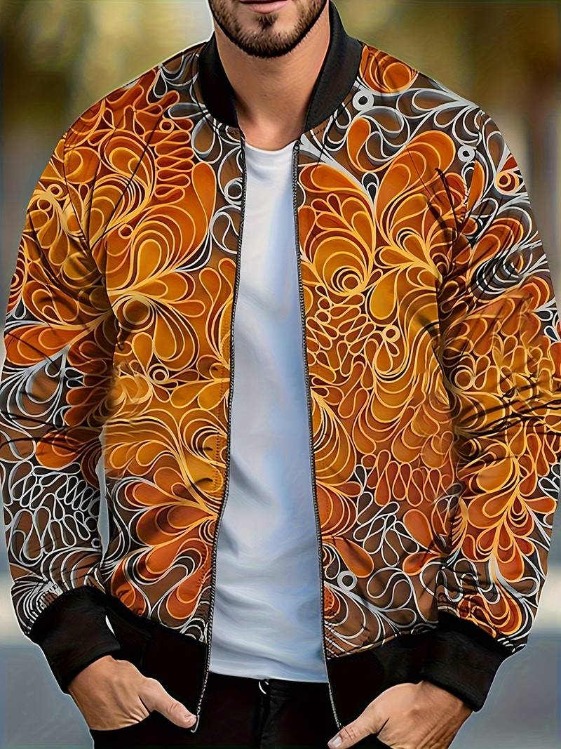 Caleb - Cool Sportjacke Langarm - IdealeKleiden