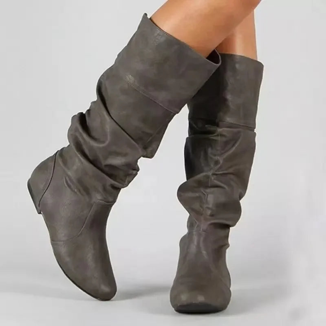 Hohe Cowboy-Stiefel Damen Westernstil