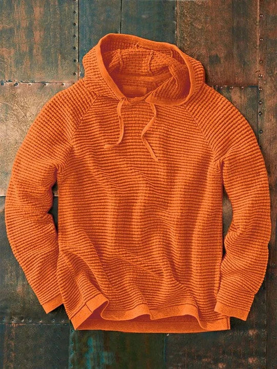 Strick-Hoodie Kapuze Muster Größe