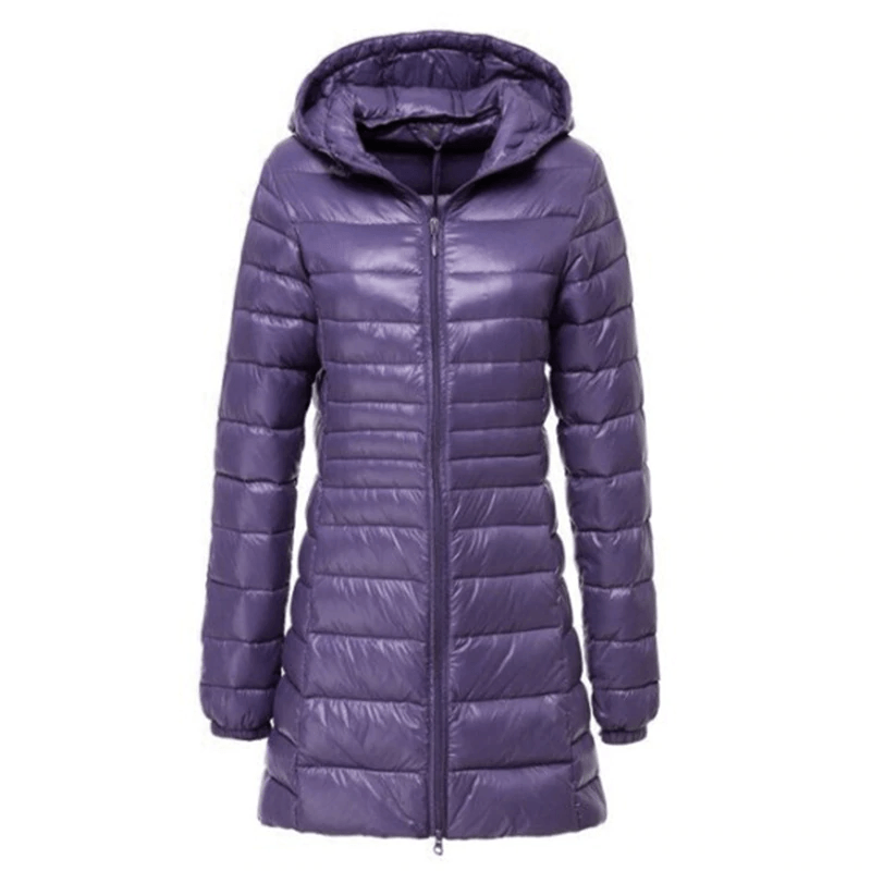 Lange Damen Daunenjacke Warm & Stylish