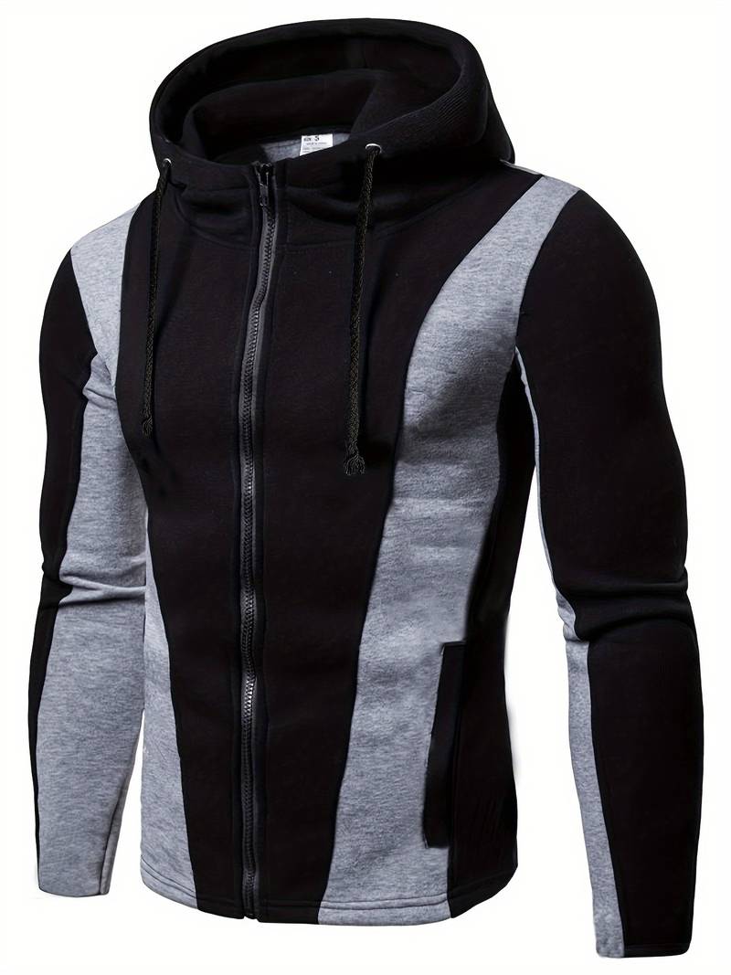 Stylish Herren Hoodie Farbblock Design