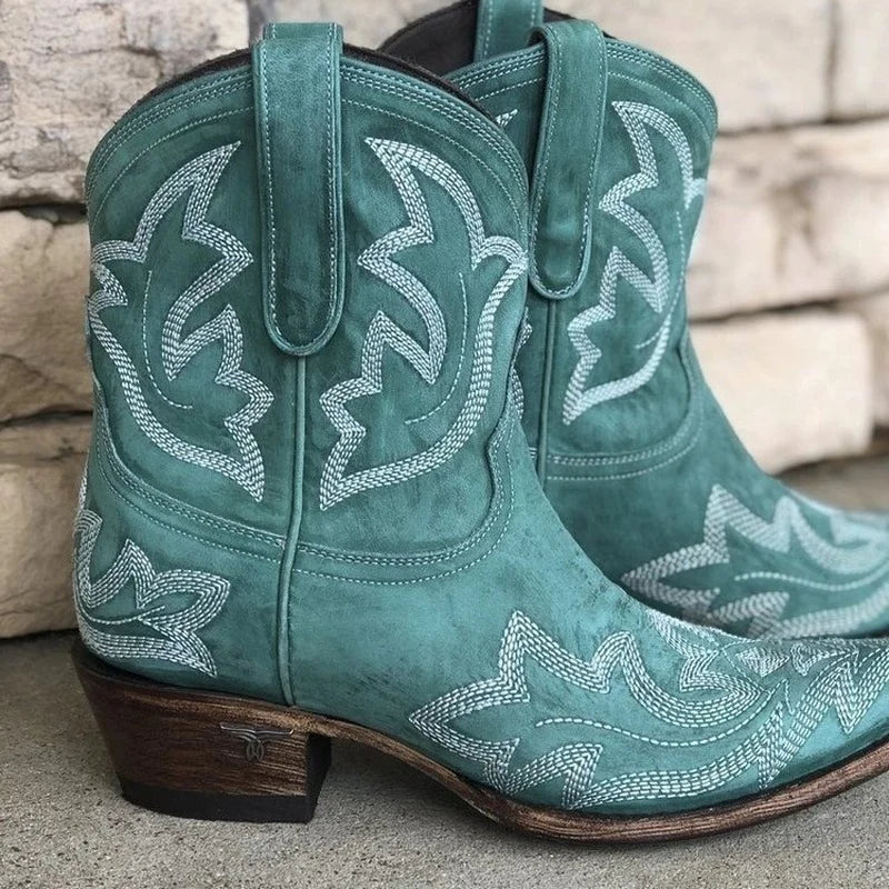 Western Stiefel Leder Cowboy Design