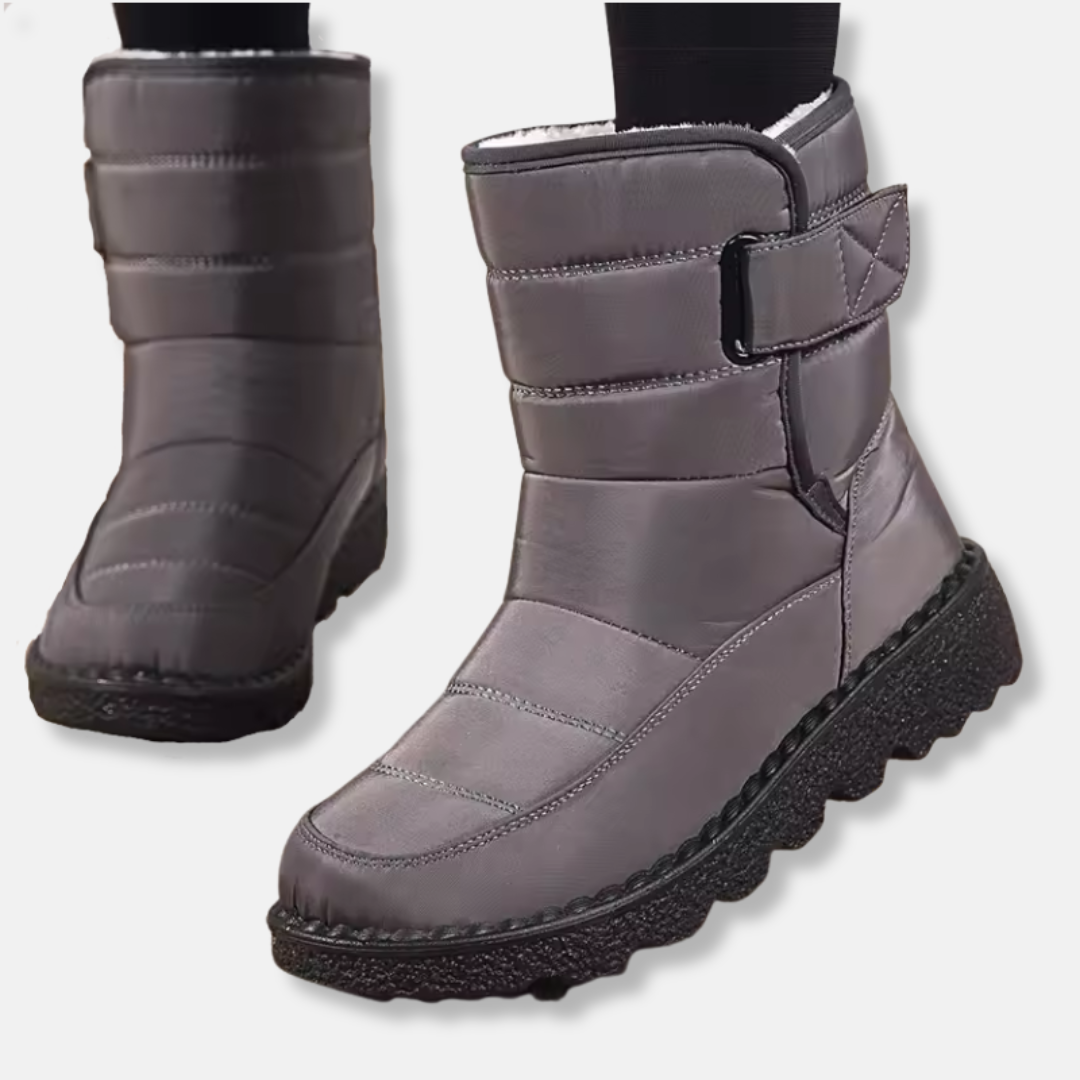 Winterstiefel Damen Knöchellang Gepolstert Rutschfest
