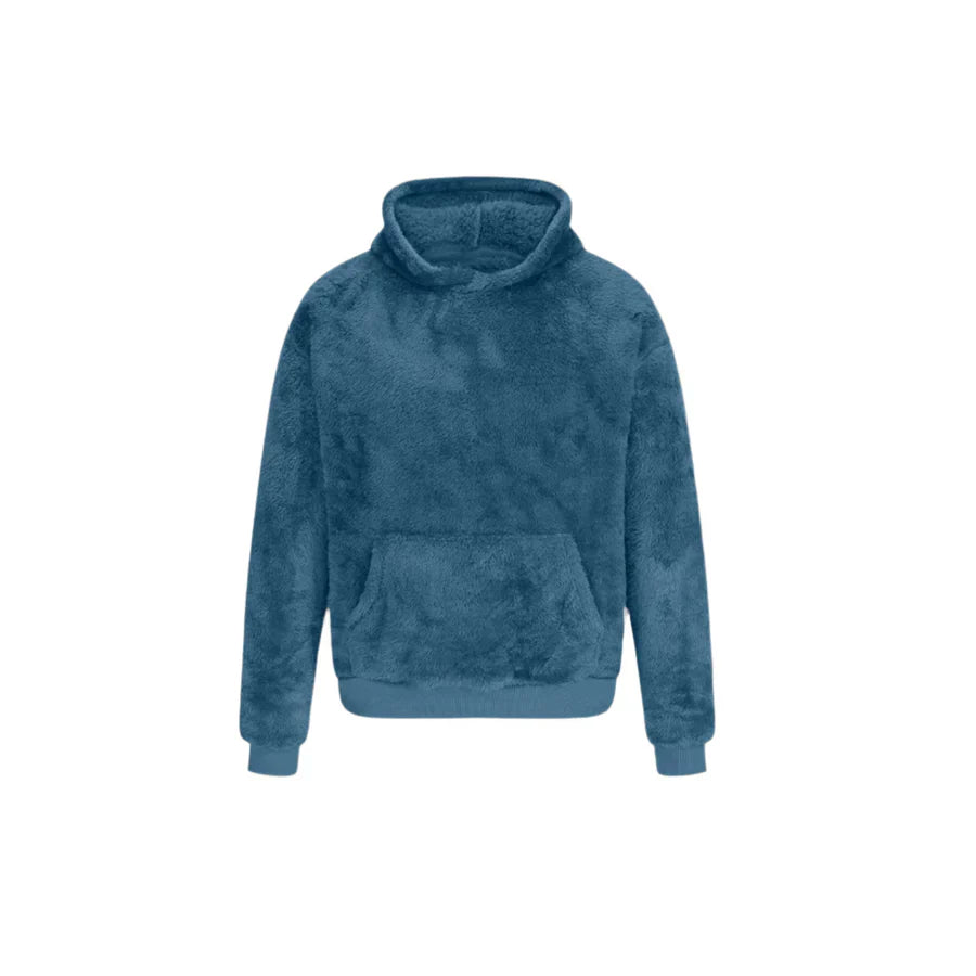 Kuschel-Hoodie Herren Fleece Innenfutter