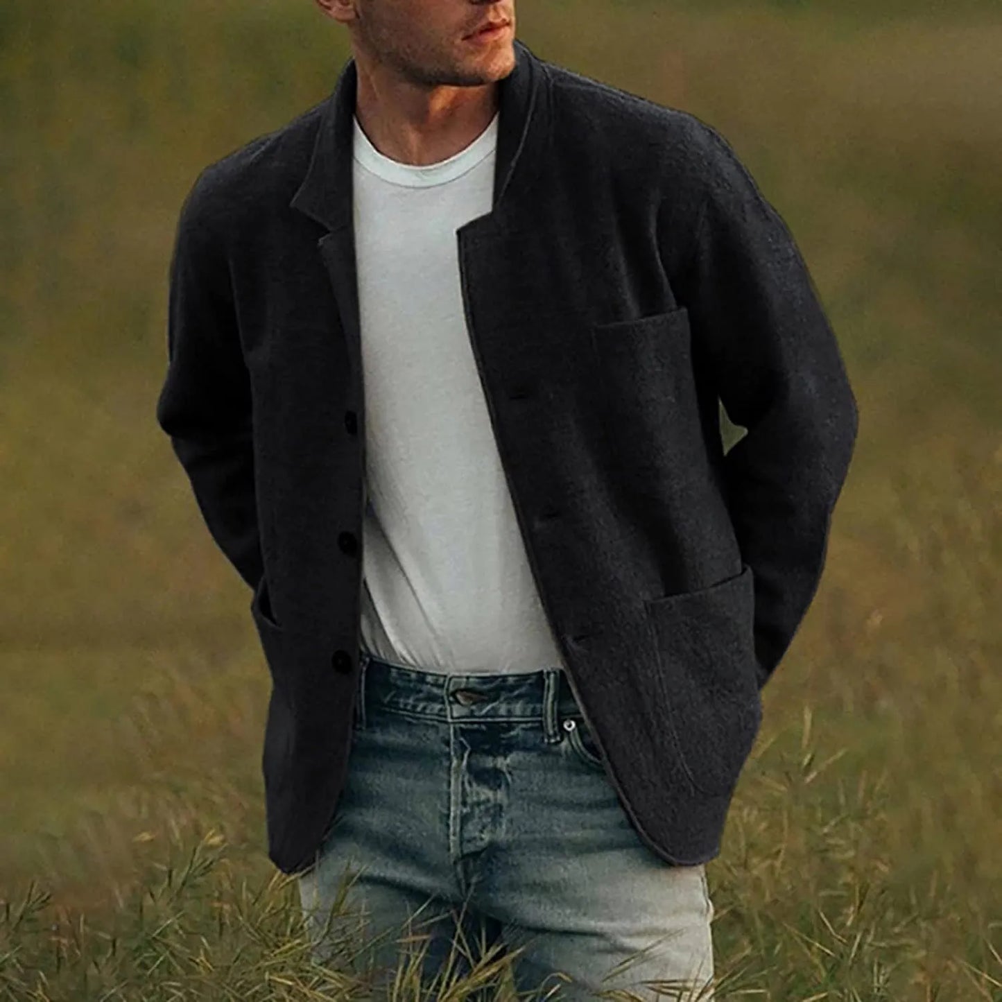 Moderner Streetwear Blazer Herren