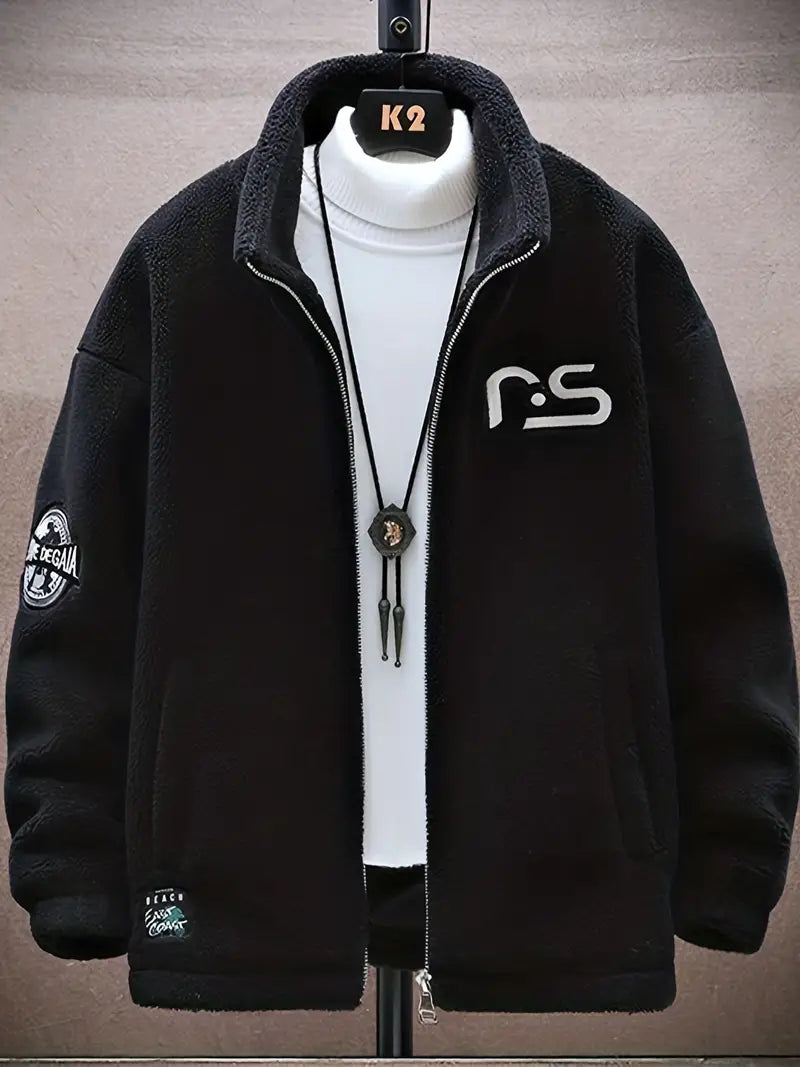 Herren Winterjacke Warm Flauschig