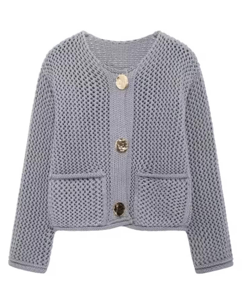 Weiches Burgunder Cardigan