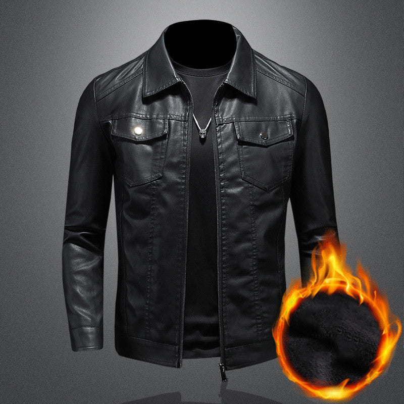 Lederjacke Herren Biker Style Cool