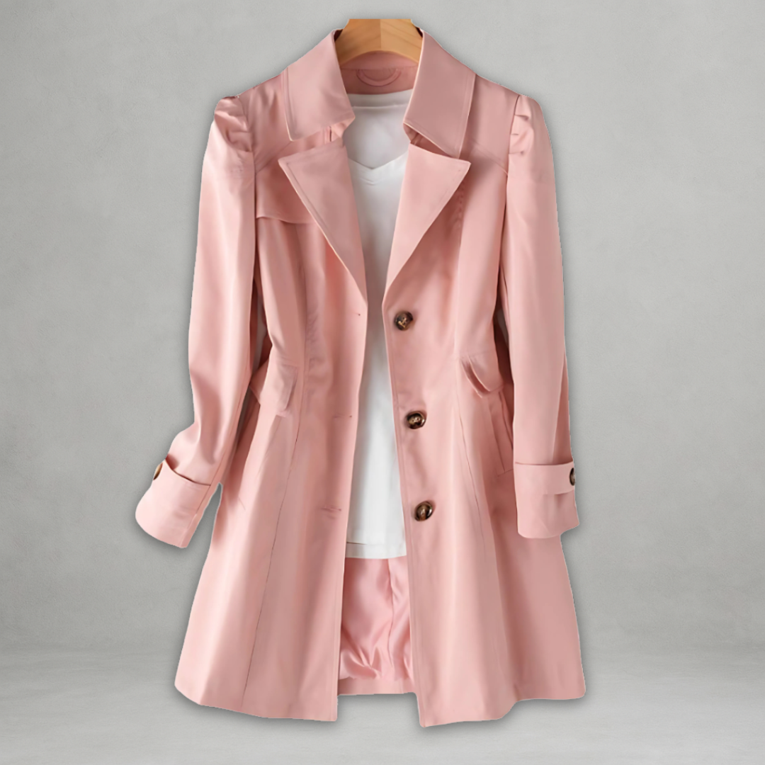 Modischer Frühlingsmantel Damen Trenchcoat