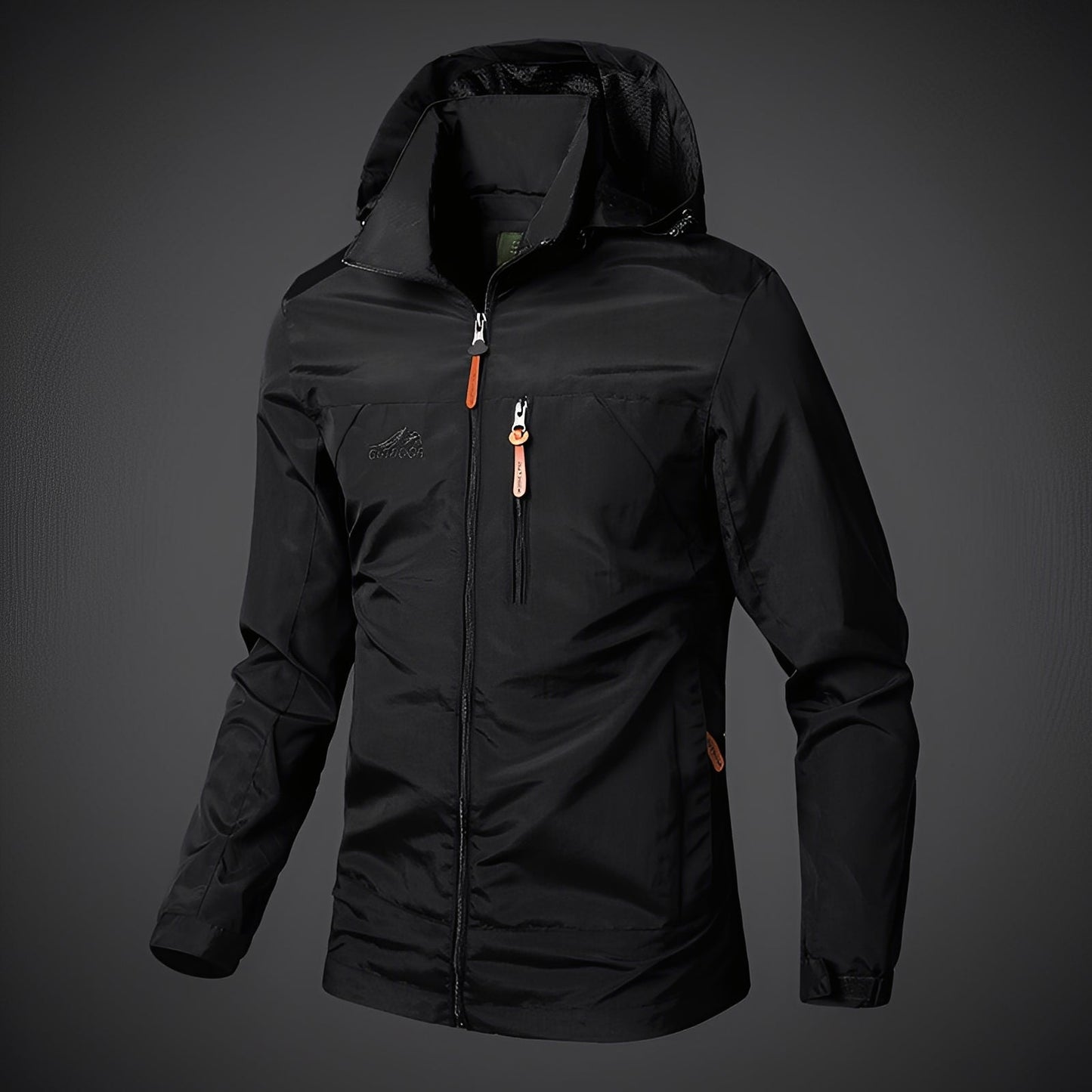 Wasserdichte Herrenjacke Kapuzenparka Sportlich