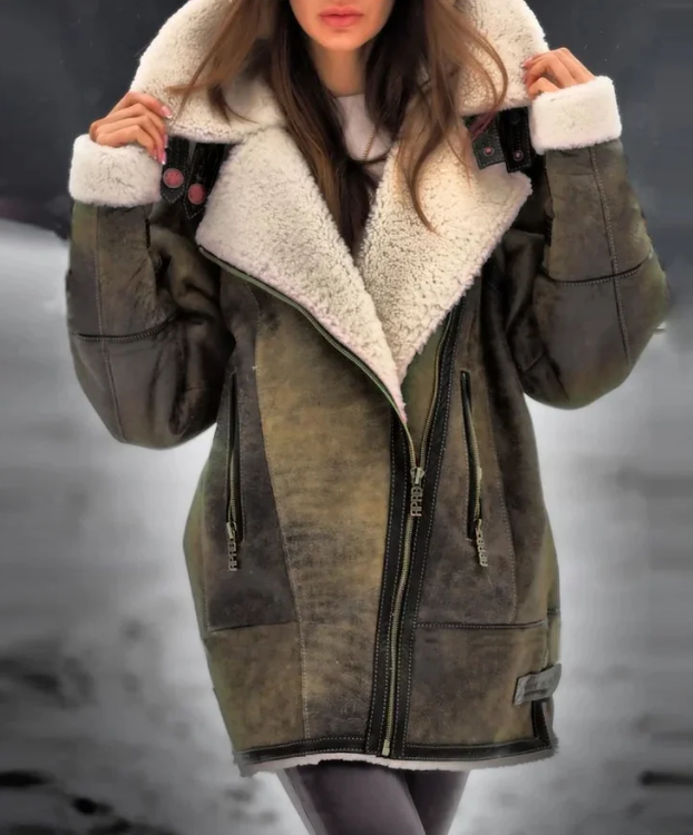 Damen Fleecejacke Warm Bequem