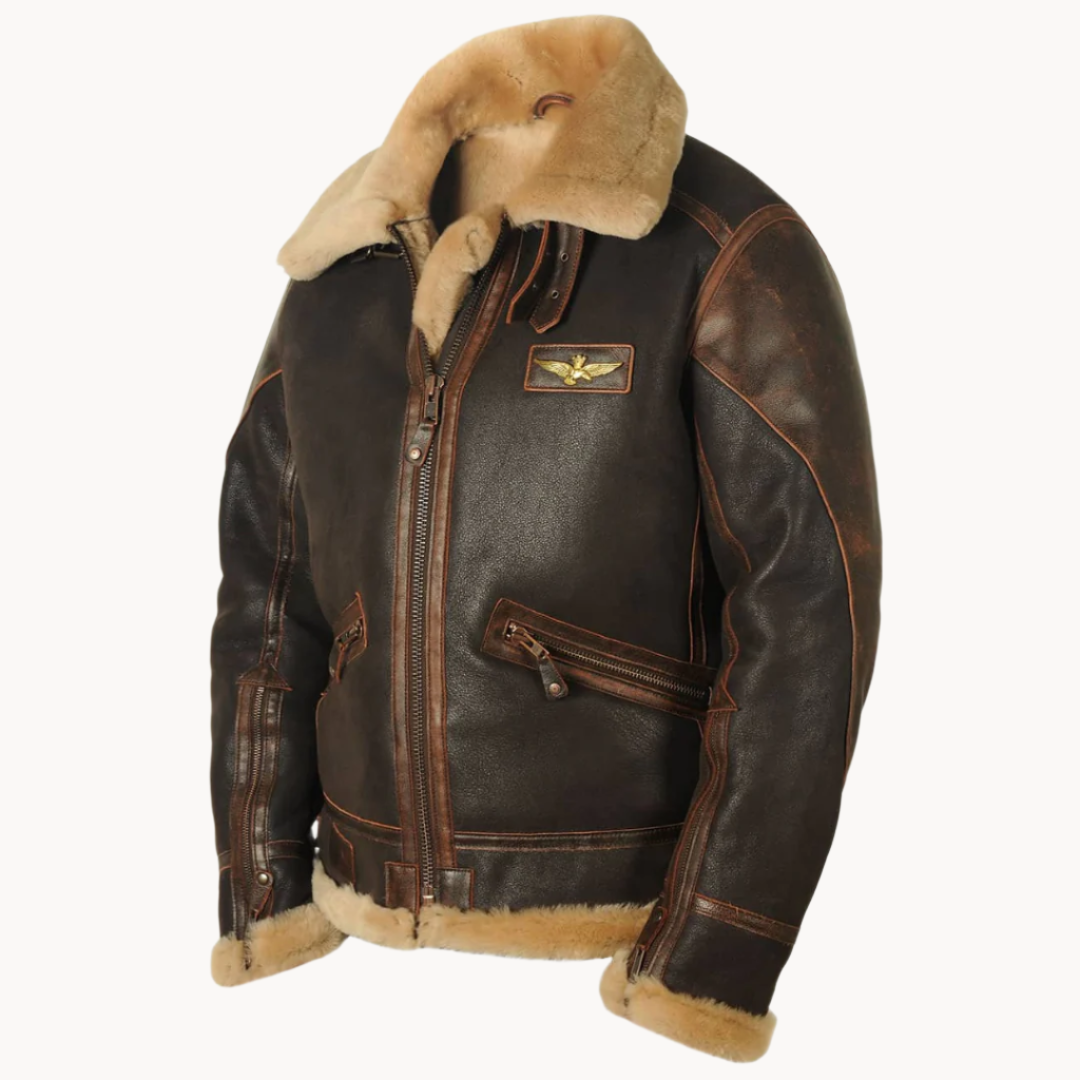 Maverick Lederjacke Cool Style - IdealeKleiden