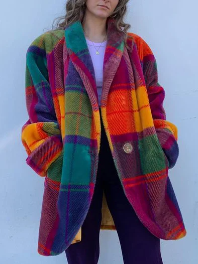 Farbenfrohe Damenjacke Mode - IdealeKleiden