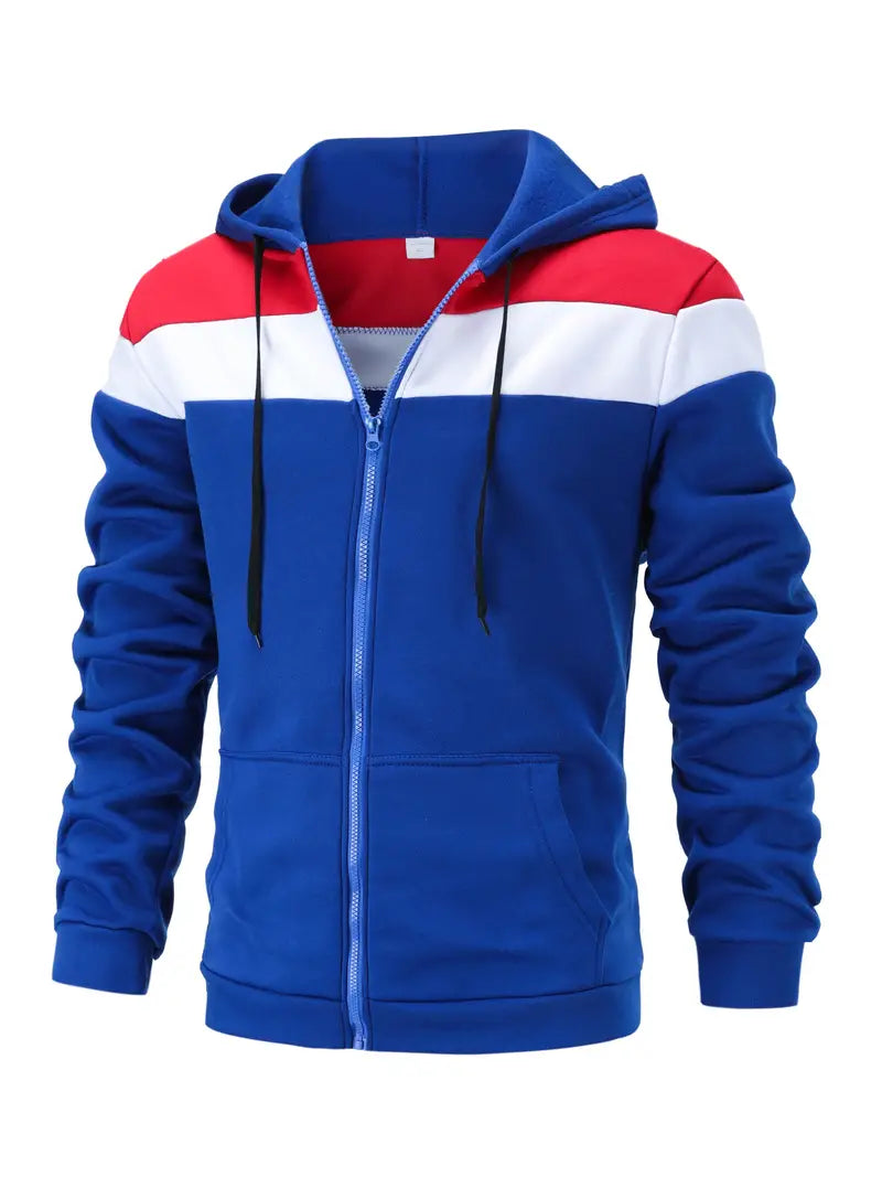 Farbiger Hoodie Leuchteffekt Männer