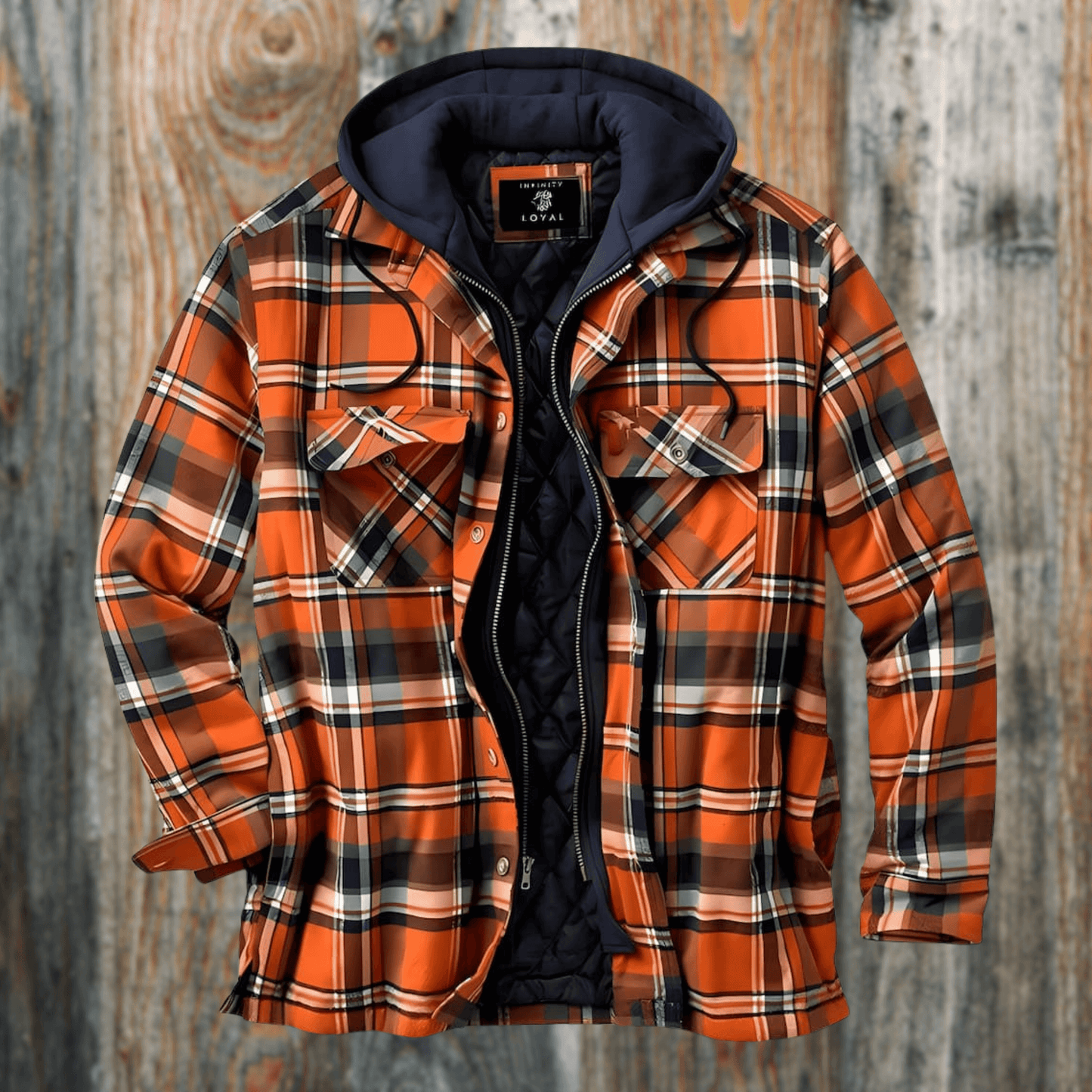 Herren Karo-Jacke Frühjahr Herbst Schnitt