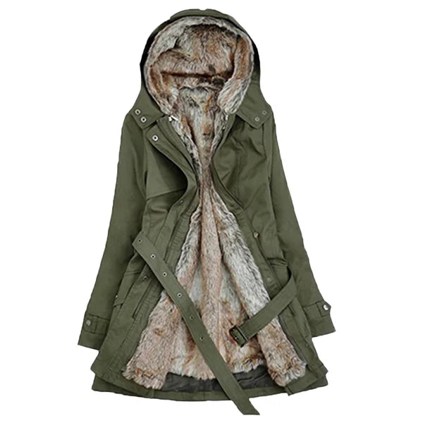 Warme Winterjacke Bont Style Damen