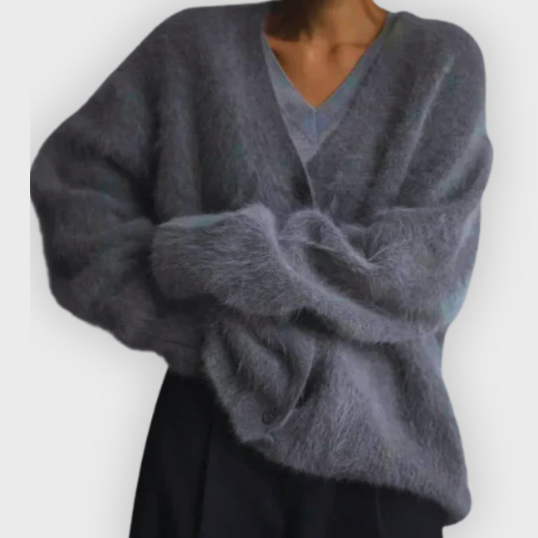 Weicher Cashmere Cardigan Damen Elegant