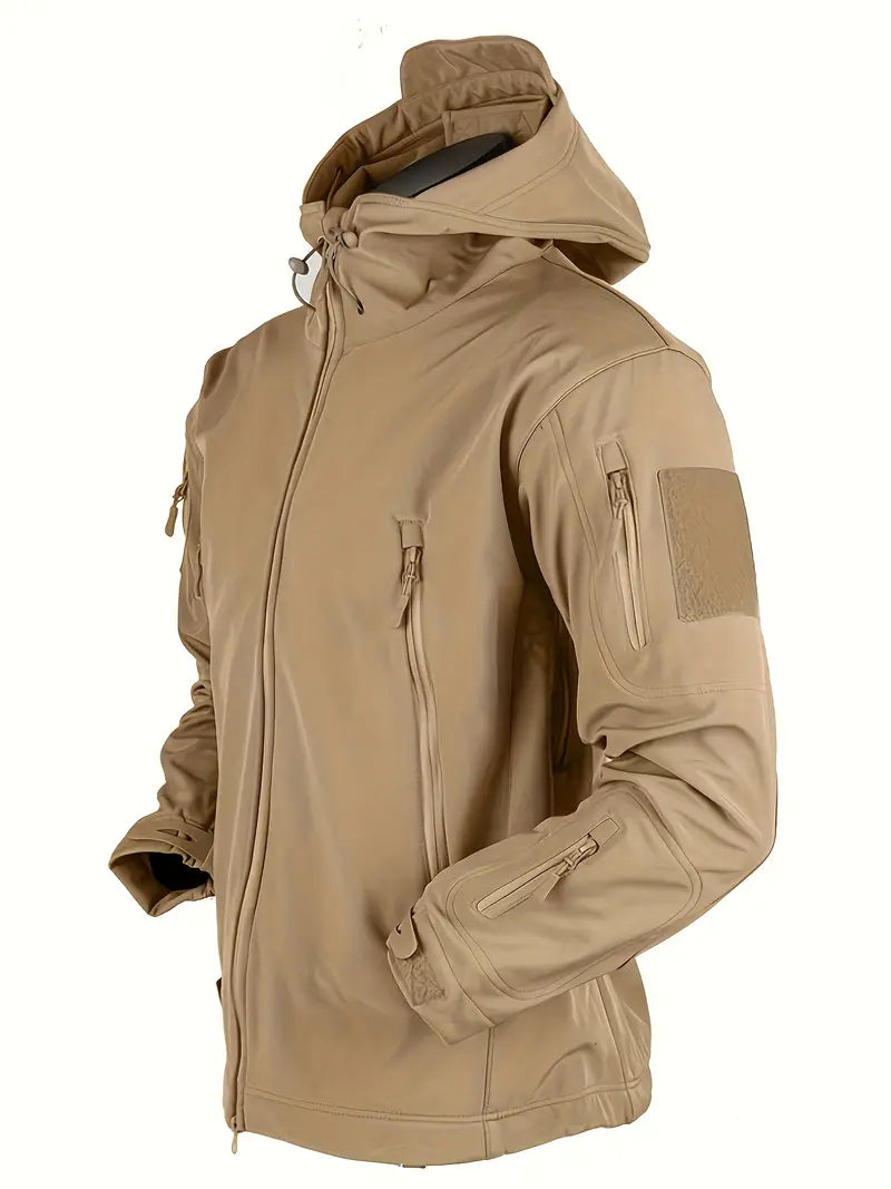 Herren Windjacke Fleece Gefüttert Warm