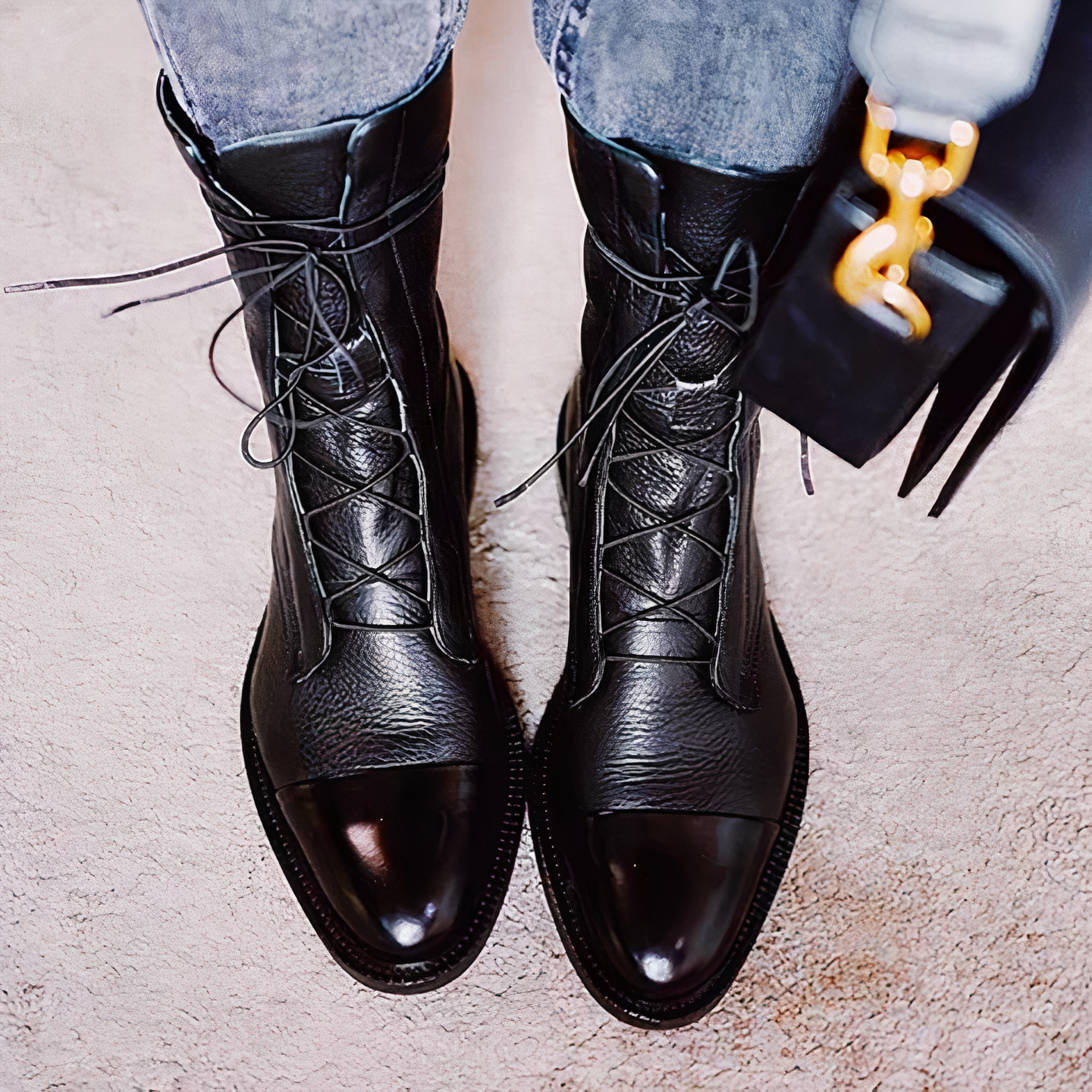 Stilvolle Kniehohe Stiefel Elegant Damenschuhe