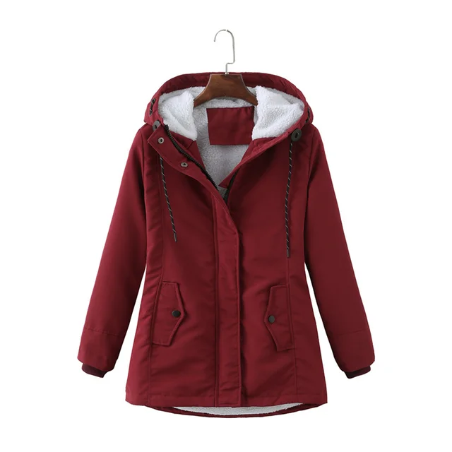Kapuzenmantel Damen Winter Schick & Zeitlos