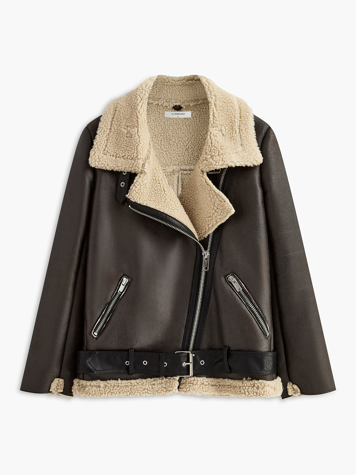 Weiche Fleecejacke mit Gürtel Damengarderobe