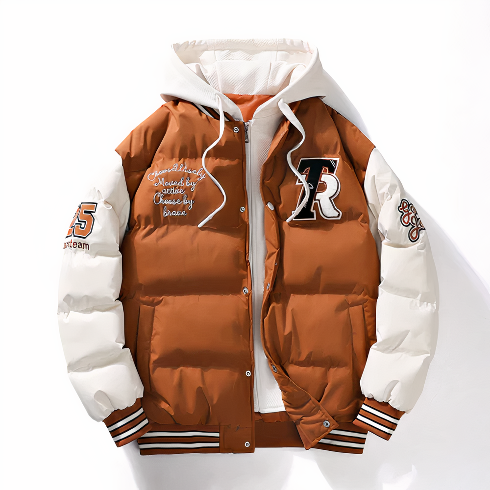 Herren Winterjacke Warm Kapuzenjacke