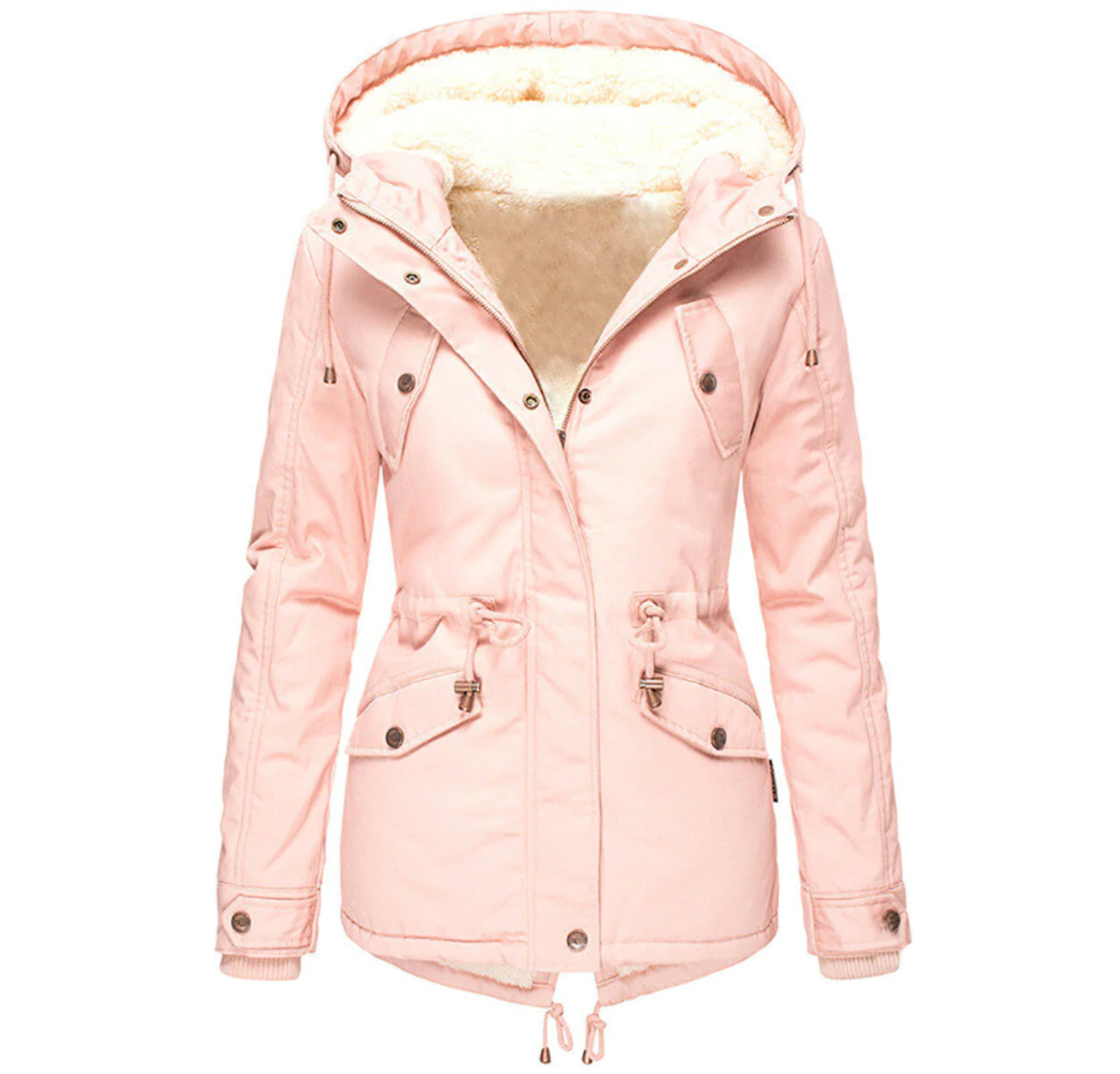 Herbst Winter Jacke Warm Bequem Damen