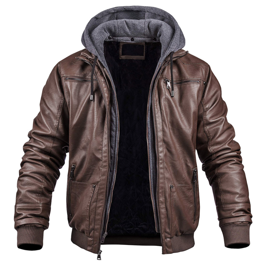 Stilvolle Lederjacke Damen Winter