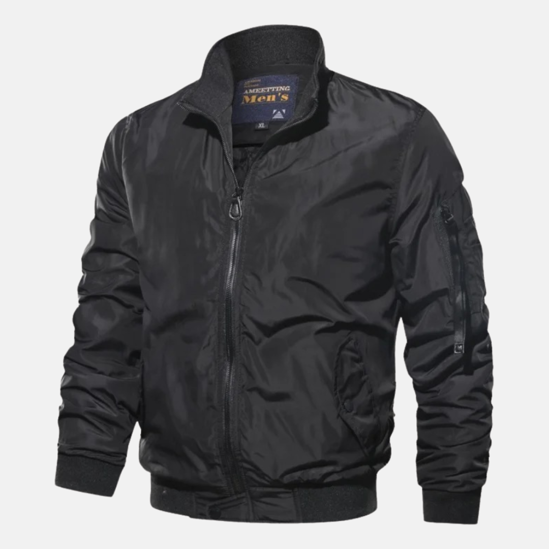 Herren Bomberjacke Winddicht Sportlich