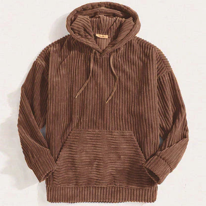 Kapuzenpullover Cord Rippen Optik