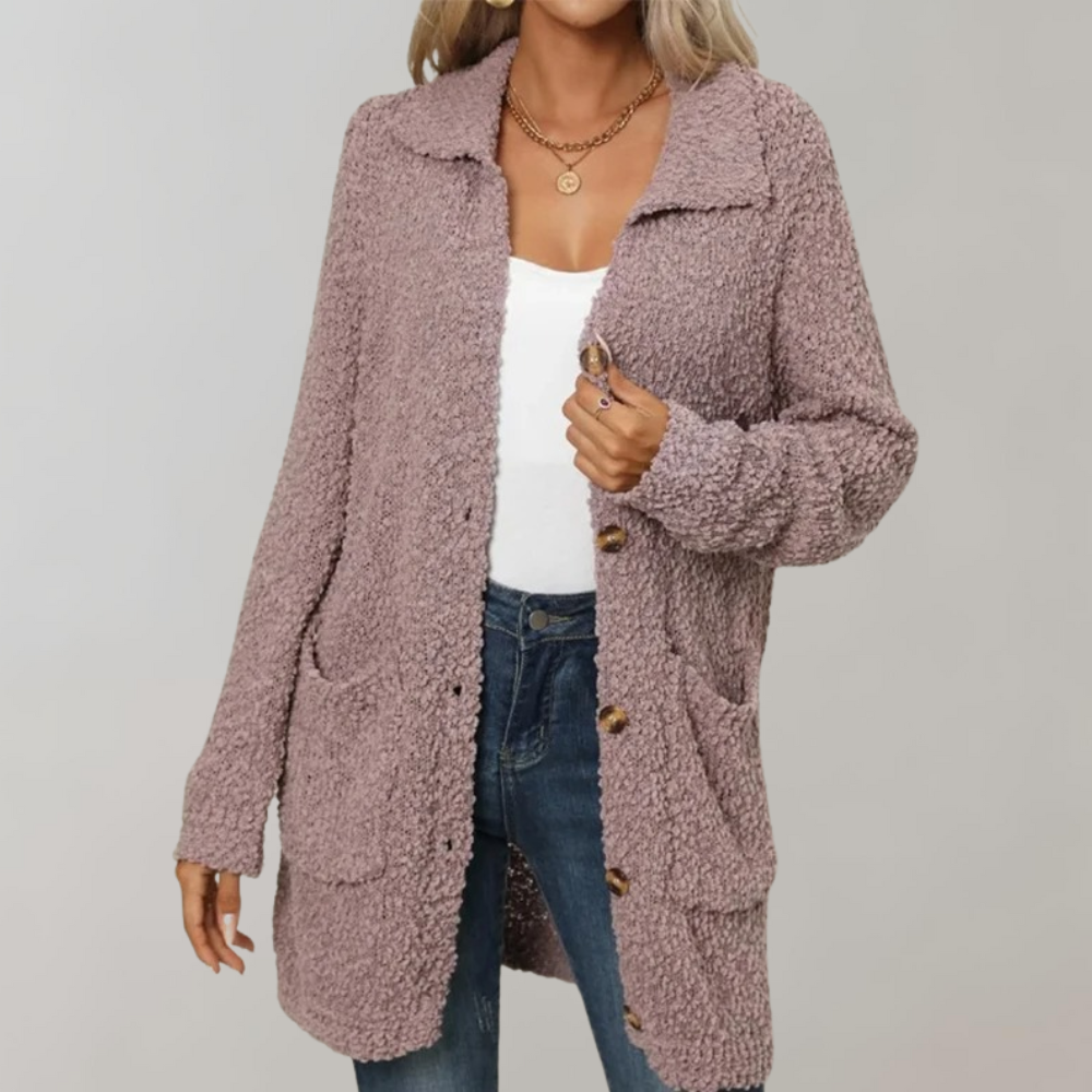 Damen Cardigan Bequem Elegantes Design